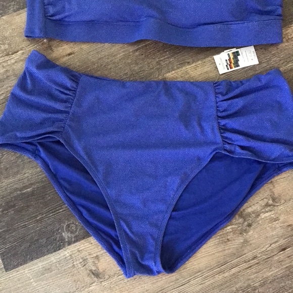 Time and Tru Blue Sparky Bikini Set - Picture 5 of 10
